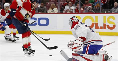 Panthers score team-record 7 goals in 1st, top Canadiens 9-5